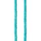 Turquoise Dyed Reconstituted Stone Rondelle Beads, 4mm by Bead Landing™